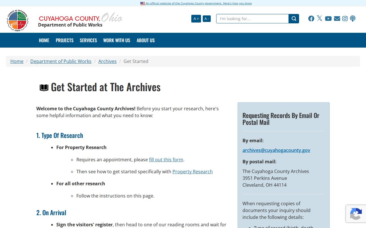 North Royalton residents directory Cuyahoga County Archives holdings